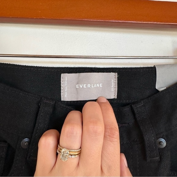 Everlane Modern Boyfriend Jeans in Black Size 25 NEW NWT - Picture 6 of 11